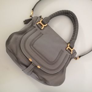 Chloe Gray leather handbag purse